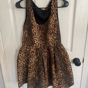 Zara leopard dress